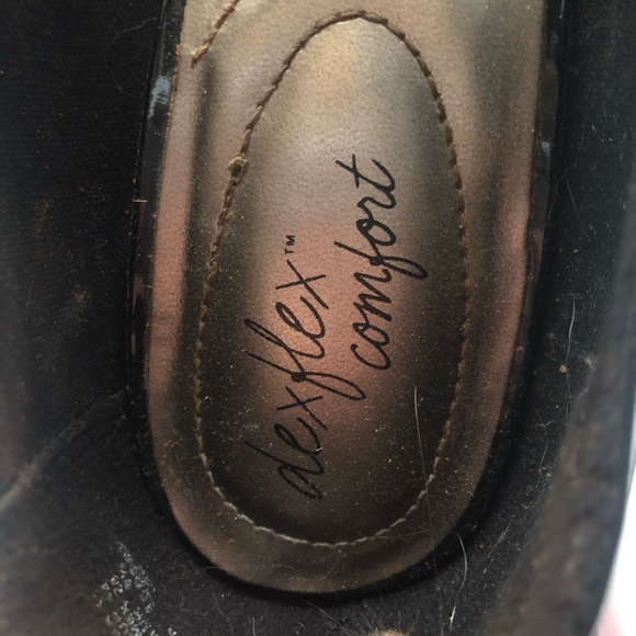 DexFlex black babydoll heels - Picture 6 of 7